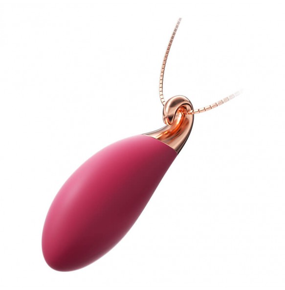 MizzZee - Dolphin Pendant Vibrating Egg (Chargeable - Red Rose)